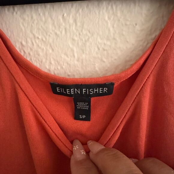 Eileen Fisher Red Camisole Top - Picture 3 of 4